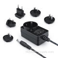 24V1A verwisselbare pluggen AC DC Power Adapter